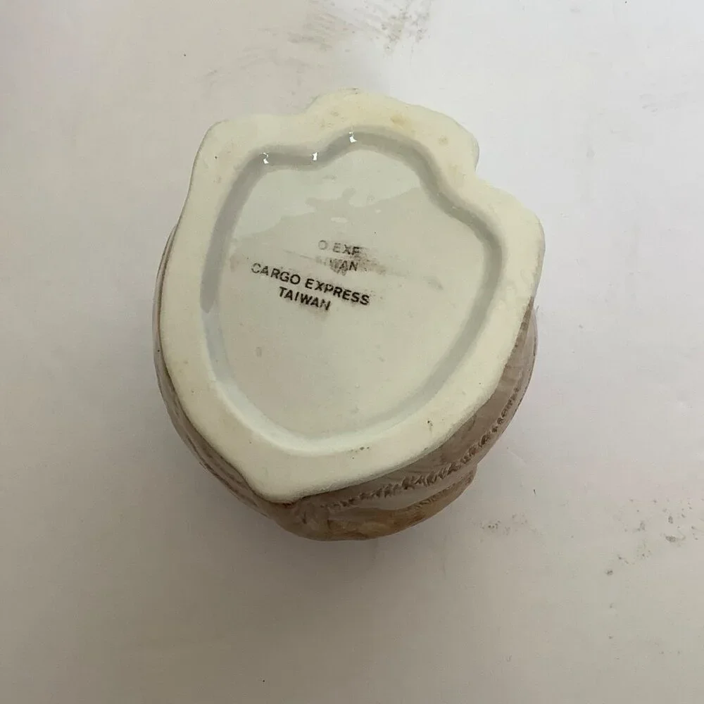 Vtg Kitty Cat Creamer & Sugar Bowl Set Cargo Express 4.5